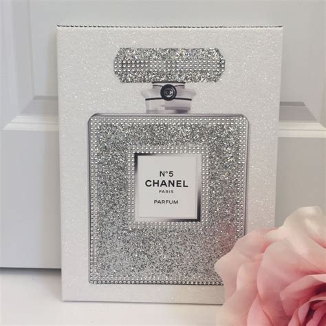 Sparkling Chanel No. 5 Perfume Bottle Art Print 